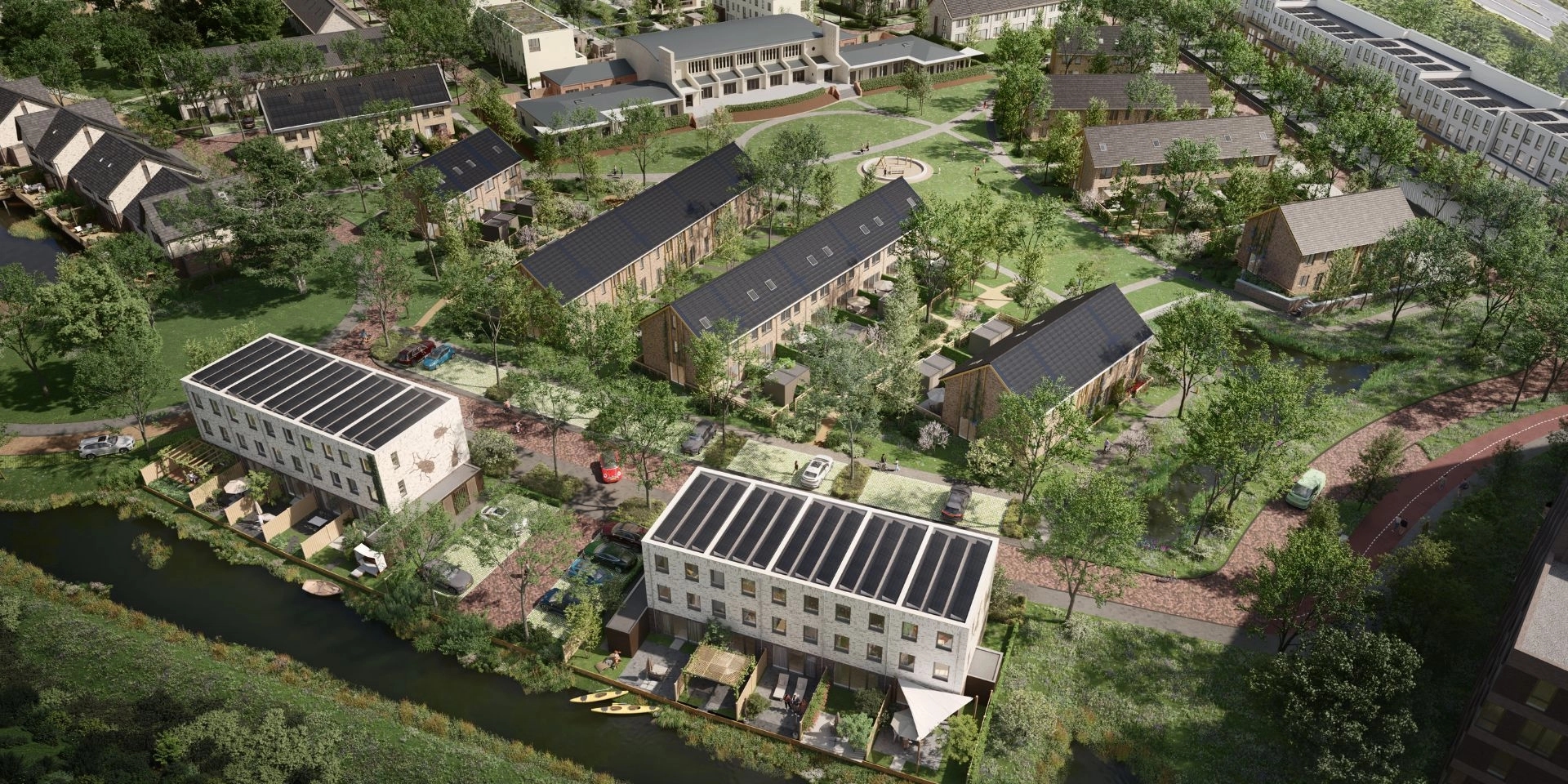 Nieuwbouwproject Park Vijfsluizen in Vlaardingen