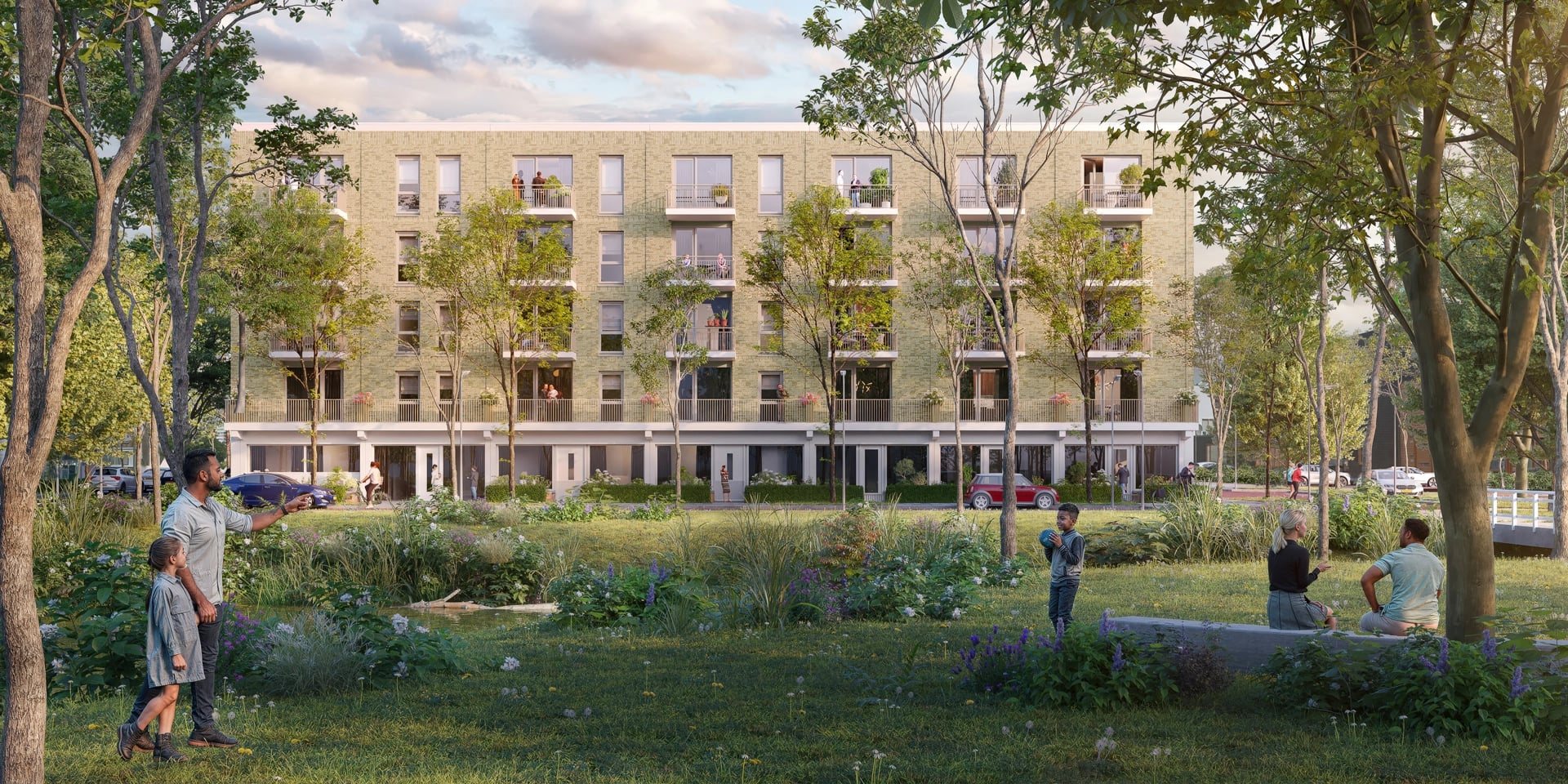 Impressie appartementen OpDreef onderdeel van Dreven Gaarden Zichten
