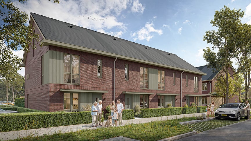 Tussenwoning L- Houtbouw