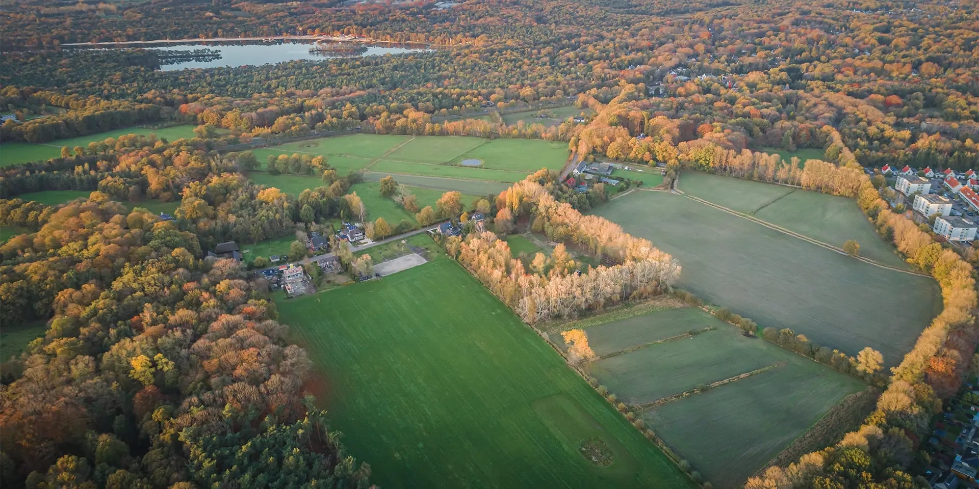 Buitenplaats Kraaijenberg Vught met IJzeren Man op achtergrond