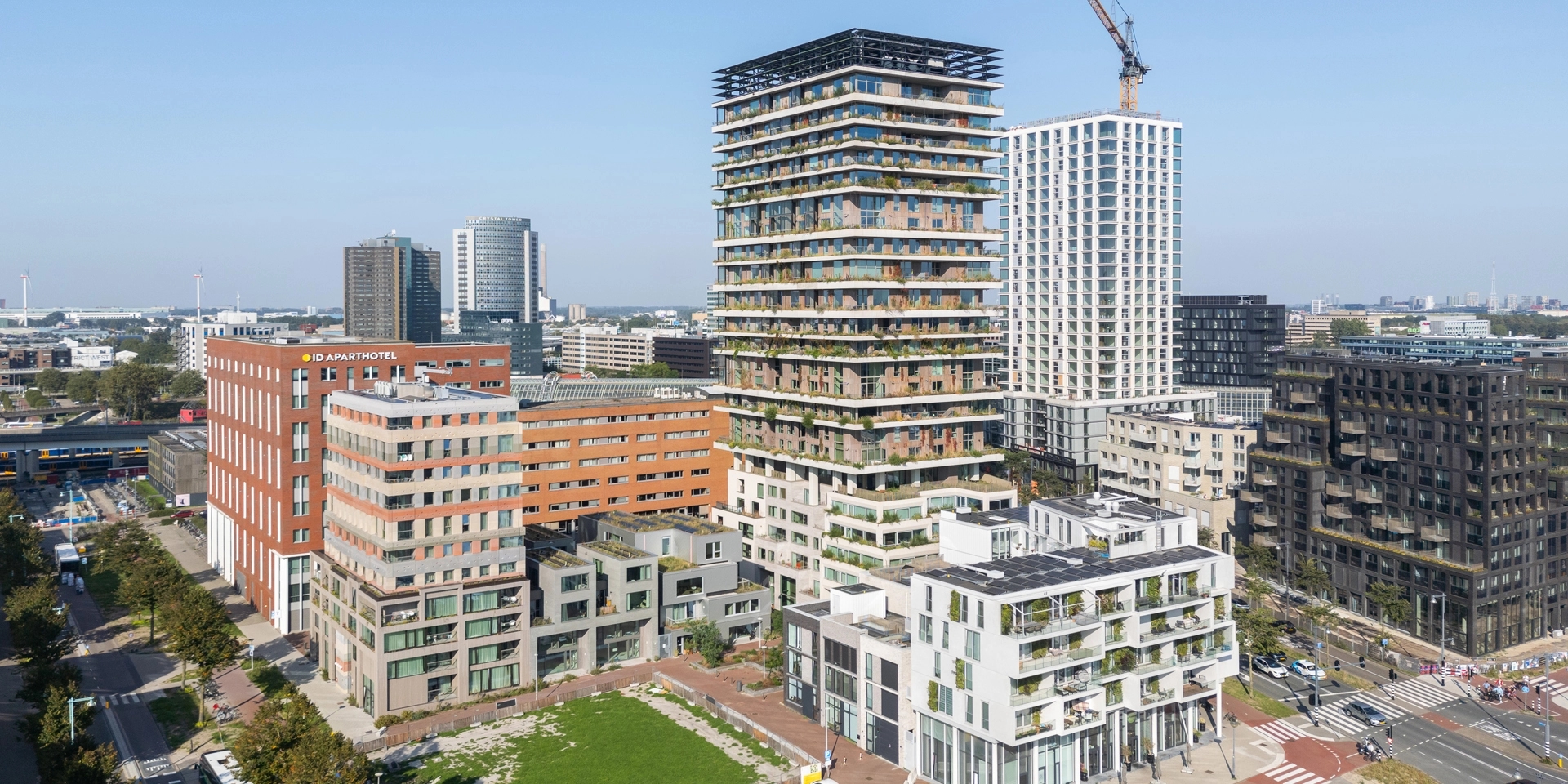 luchtfoto Amsterdam Vertical