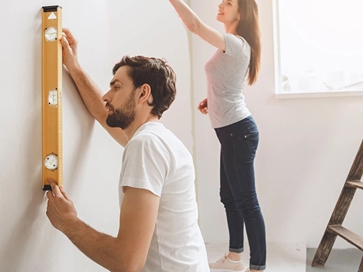 (Glas)vliesbehang aanbrengen