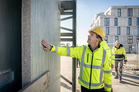 Nieuwbouwhuis in aanbouw