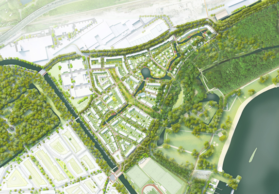 Nieuw Kralingen, Rotterdam - totale ontwikkeling 800 woningen